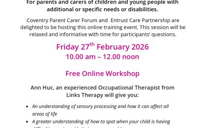 Meeting the Sensory Needs of your Child